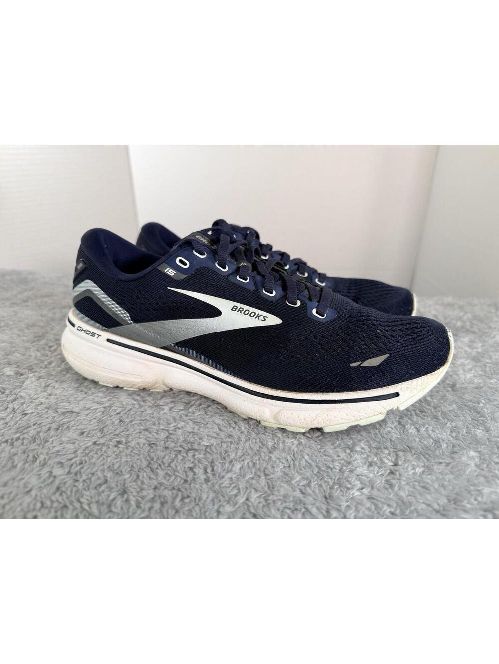Brooks Ghost 15 Women's Medium B Running Shoes Peacoat Pearl Blue Size 9